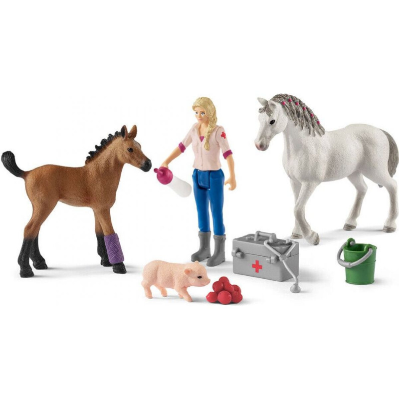 Schleich - Farma, Návštěva lékaře u klisny a hříbě