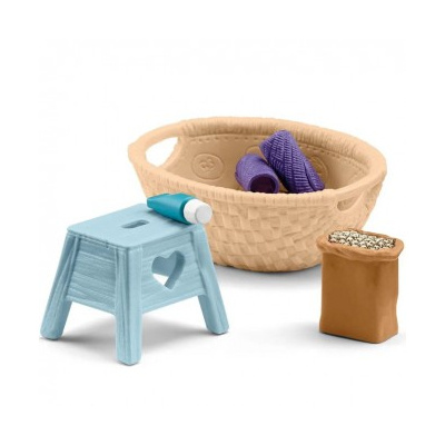 Schleich - Jezdecký klub, Doplňky pro péči o zvířata