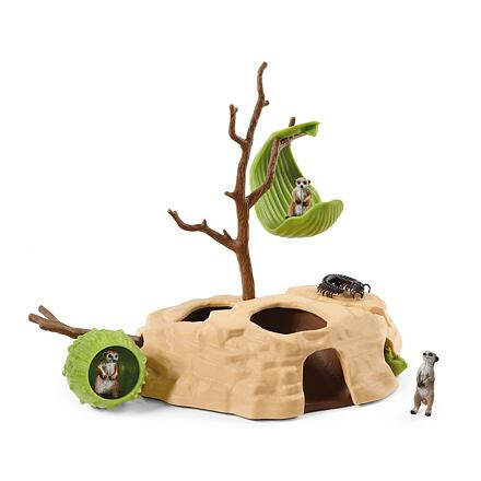 Schleich Surikaty a jejich hravé prolézání
