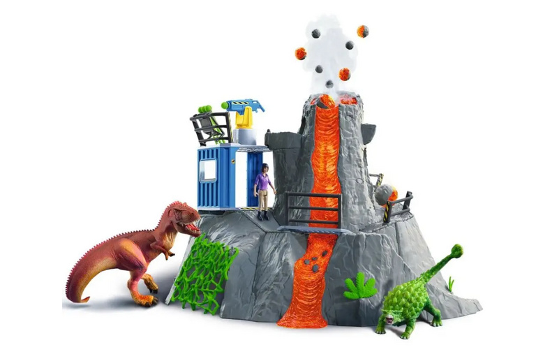 Schleich - Dinosaurus set, Velká sopečná expedice