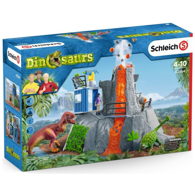 Schleich - Dinosaurus set, Velká sopečná expedice
