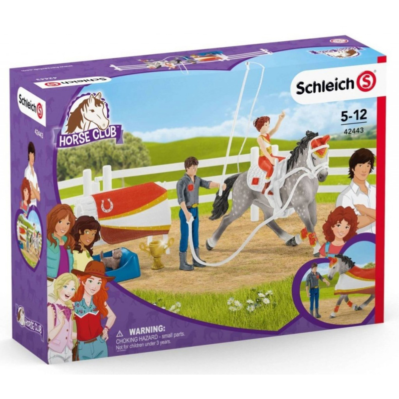 Schleich - Jezdecký klub, Mia a voltižová jezdecká sada