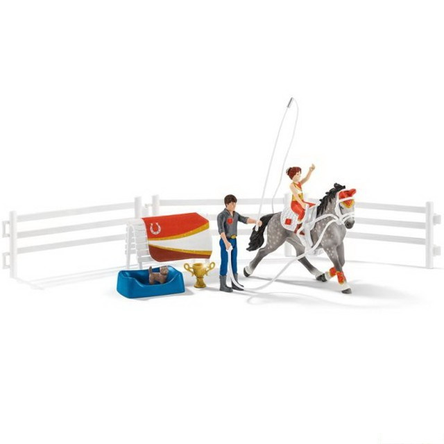 Schleich - Jezdecký klub, Mia a voltižová jezdecká sada