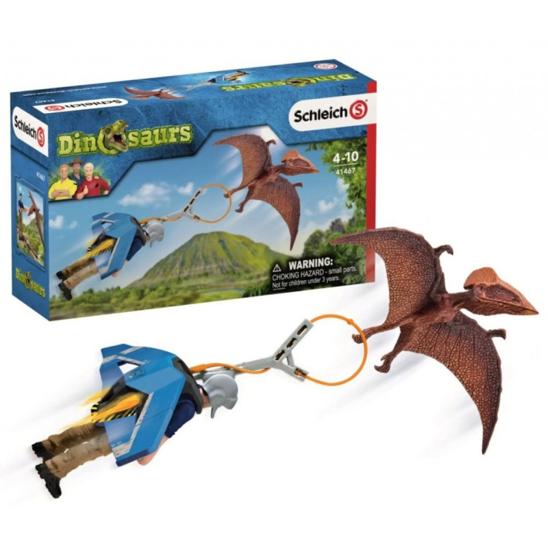 Schleich - Dinosaurus set, Raketový batoh Jetpack k pronásledování