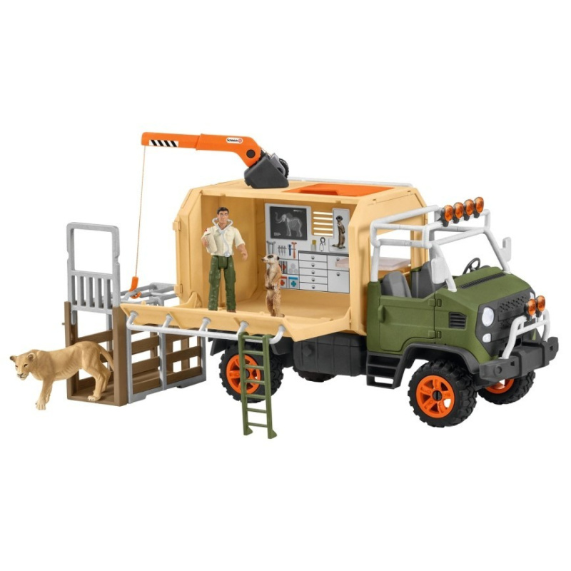 Schleich 42475 velký záchranný vůz pro zvířata