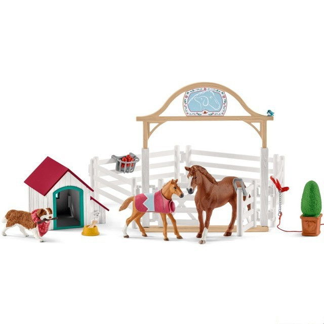 Schleich - Jezdecký klub, Hostující koně Hannah s fenkou Ruby