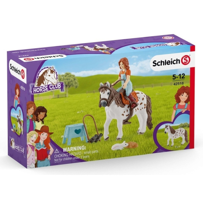 Schleich - Kůň s jezdcem, Mia a Spotty
