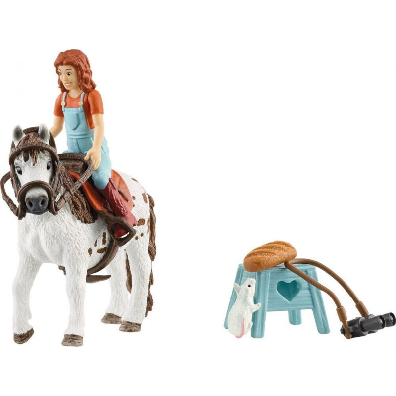Schleich - Kůň s jezdcem, Mia a Spotty