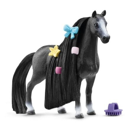 Schleich - Kůň s česací hřívou, Quarter Horse klisna černá