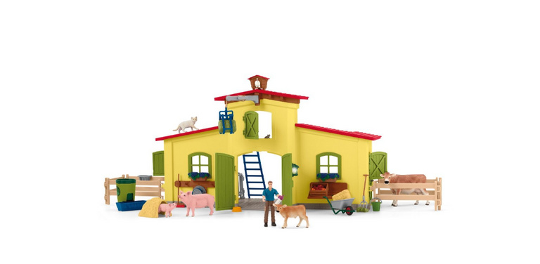 Schleich Velká farma se zvířaty a příslušenstvím
