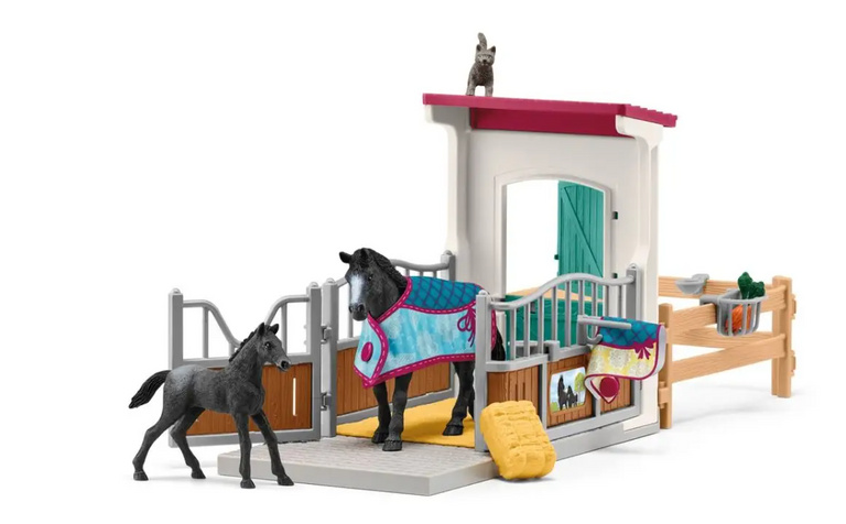 Schleich Box pro koně s klisnou a hříbětem