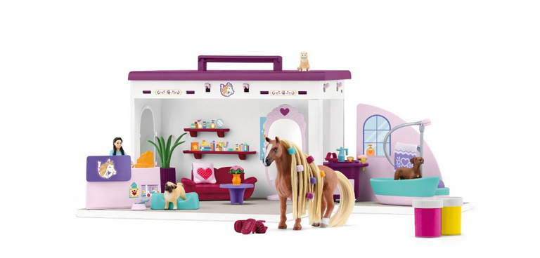 Schleich HORSE CLUB – Sofiin salon krásy pro mazlíčky