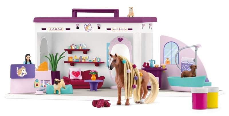 Schleich HORSE CLUB – Sofiin salon krásy pro mazlíčky