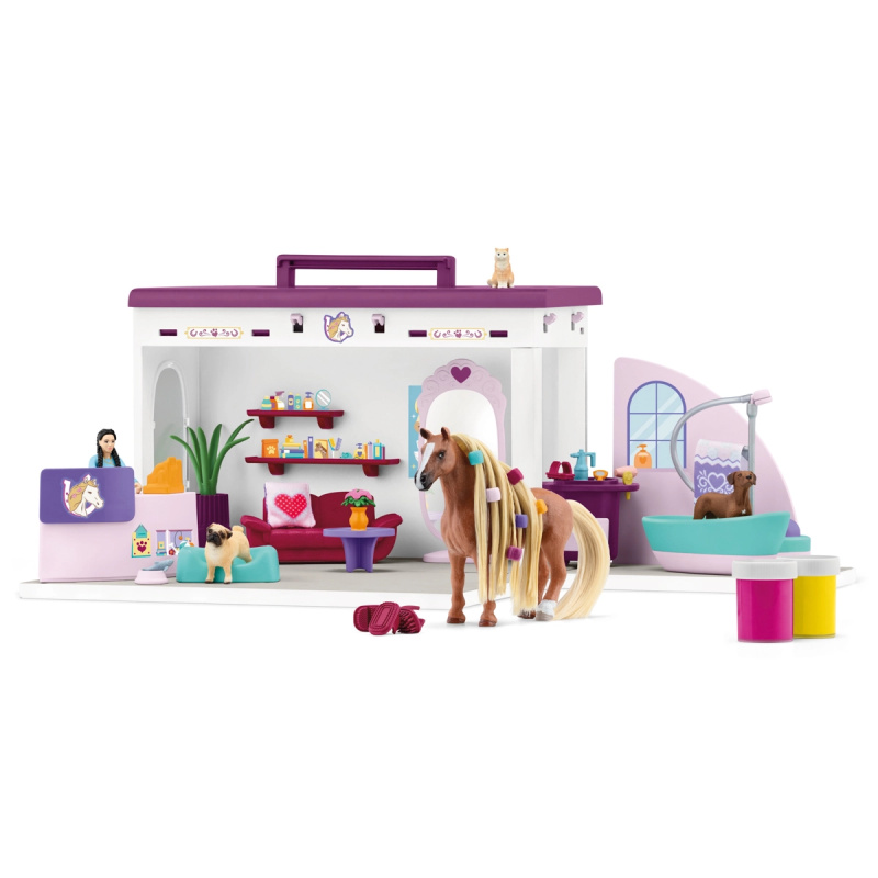 Schleich HORSE CLUB – Sofiin salon krásy pro mazlíčky