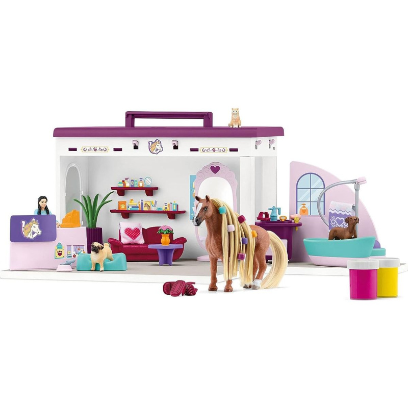 Schleich HORSE CLUB – Sofiin salon krásy pro mazlíčky