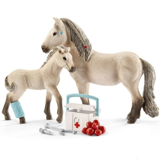 Schleich - Jezdecký klub, Hříbě a islandská klisna
