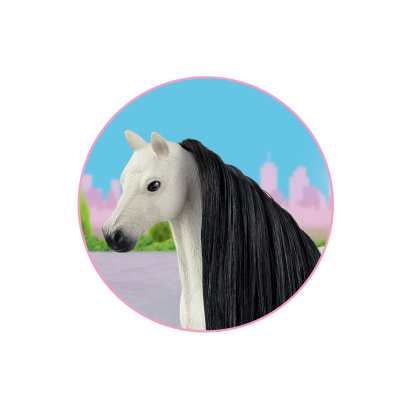 Schleich - Koňský salón, Doplněk ocas a hříva černé