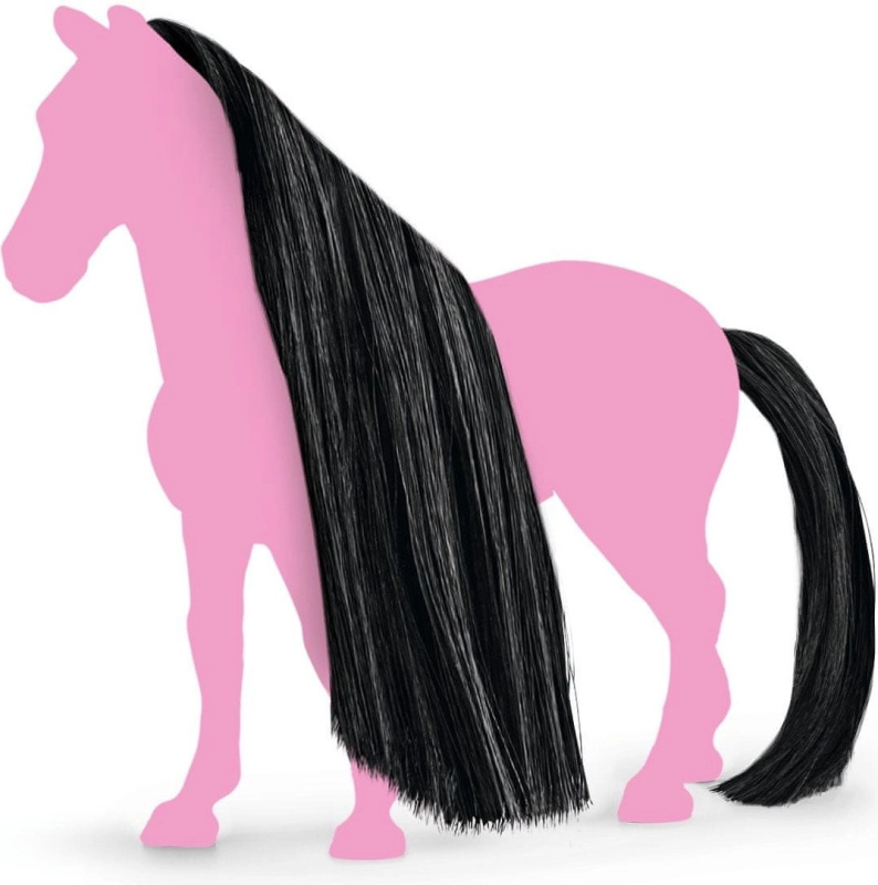 Schleich - Koňský salón, Doplněk ocas a hříva černé