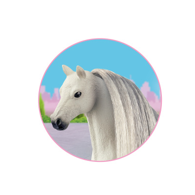 Schleich - Koňský salón, Doplněk ocas a hříva šedé