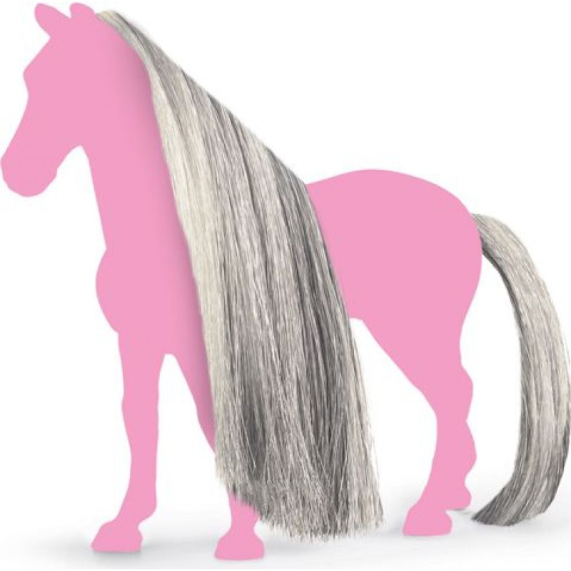 Schleich - Koňský salón, Doplněk ocas a hříva šedé