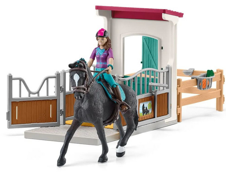 Schleich - Jezdecký klub, Box pro koně Lisa a Storm