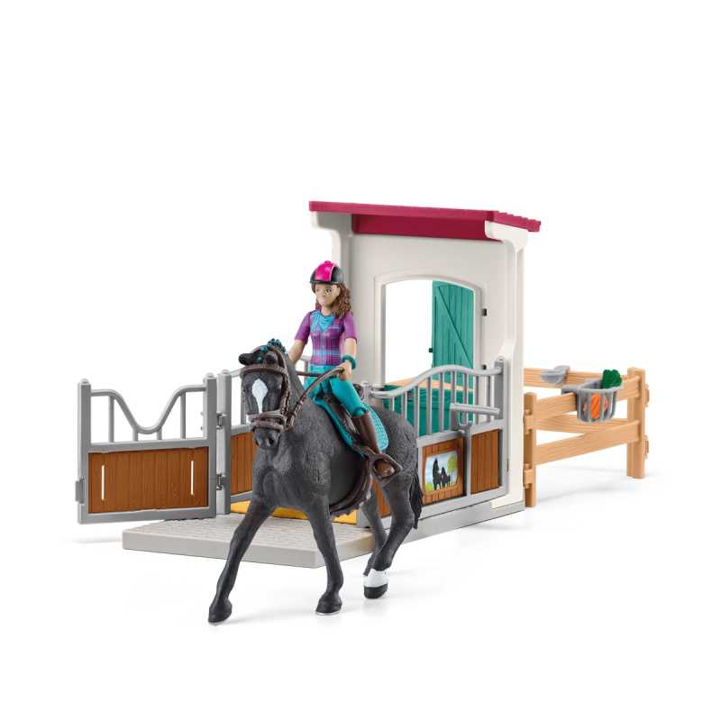 Schleich - Jezdecký klub, Box pro koně Lisa a Storm