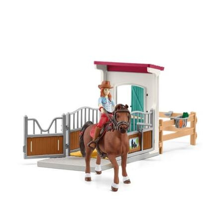 Schleich - Jezdecký klub, Box pro koně Hannah a Cayenne