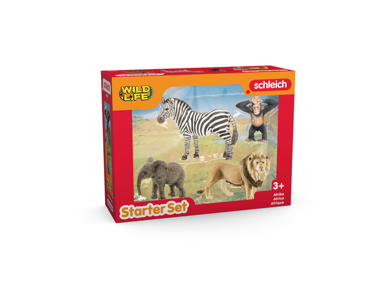 Schleich - Zvířátka set, Startovací Afrika 4ks