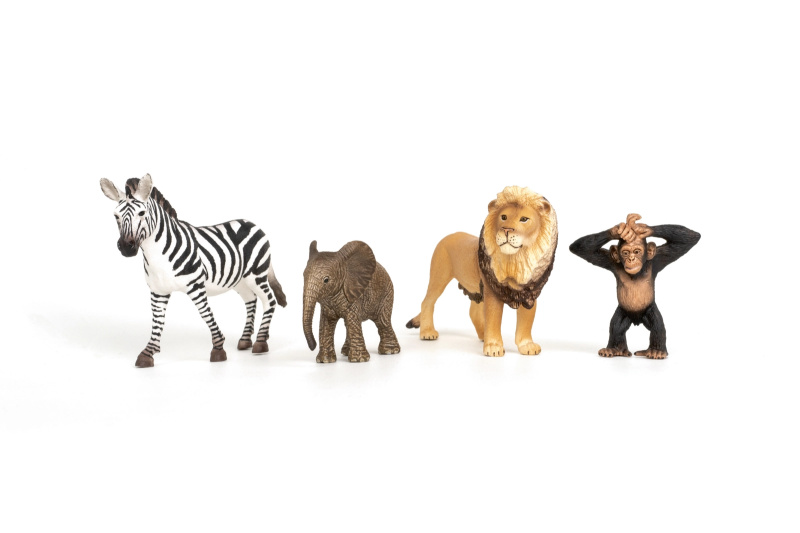 Schleich - Zvířátka set, Startovací Afrika 4ks