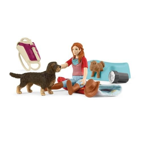 Schleich - Jezdecký klub, Hrací sada Přenocování s Hannah