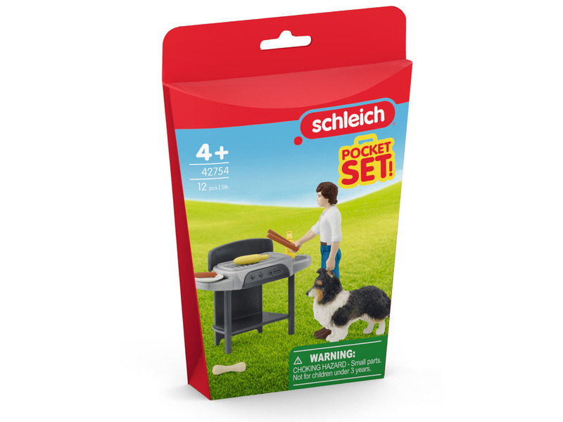Schleich - Jezdecký klub, Hrací sada Tomovo grilování s rodinou a přáteli