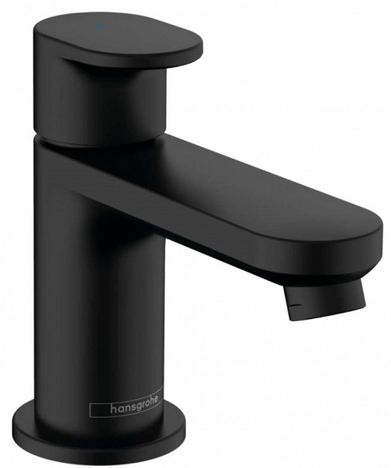 Ventil umyvadlový bez výpusti Hansgrohe Vernis Blend černý mat 71583670