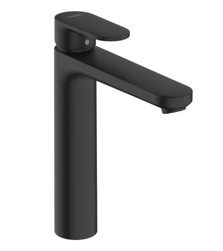 Hansgrohe Vernis Blend vysoká umyvadlová baterie bez výpusti černý mat 71 582 670
