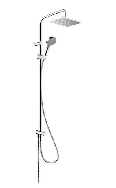 Hansgrohe Vernis Shape sprchový systém na stěnu bez baterie chrom 26 289 000