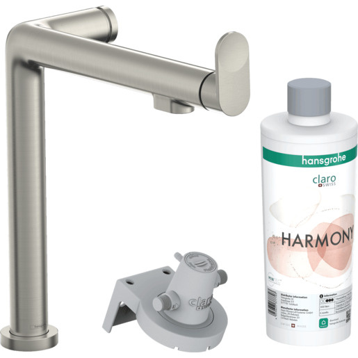 Hansgrohe Aqittura dřezová baterie bez výpusti nerez 76 802 800