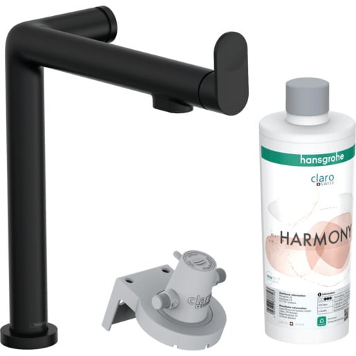 Hansgrohe Aqittura dřezová baterie bez výpusti matná černá 76 802 670