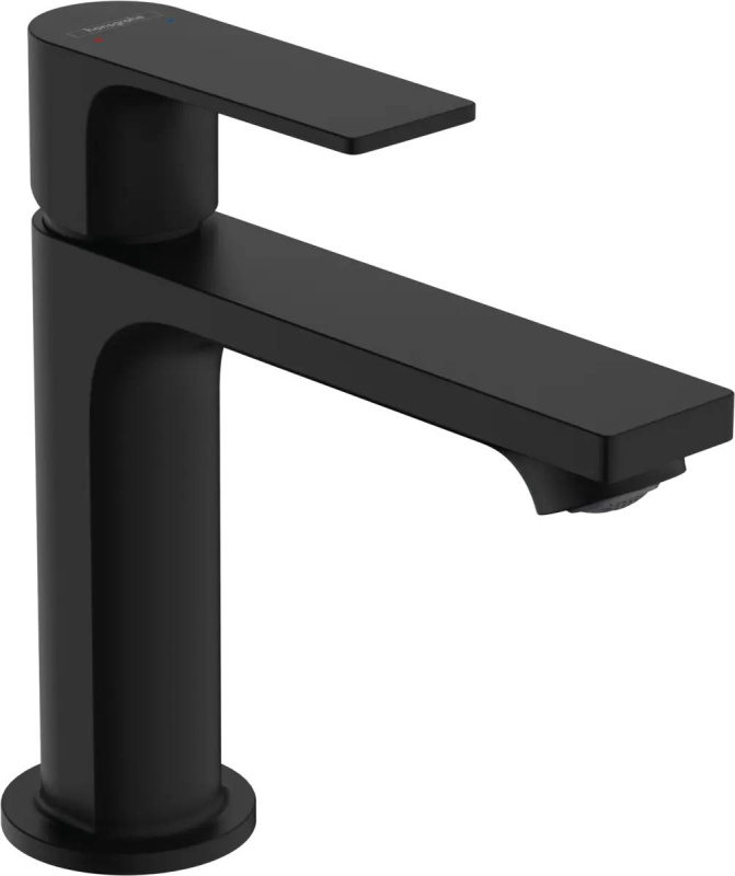 Hansgrohe Rebris E umyvadlová baterie s výpustí matná černá 72 557 670