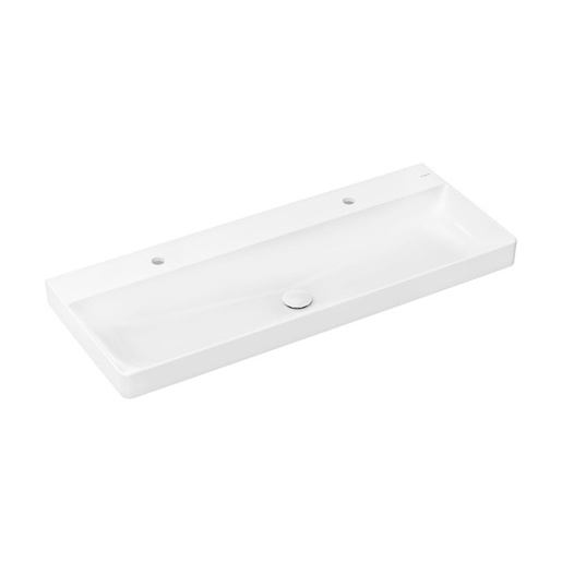 Hansgrohe Xelu Q umyvadlo 120x48 cm se dvěma otvory pro baterii 61 044 450