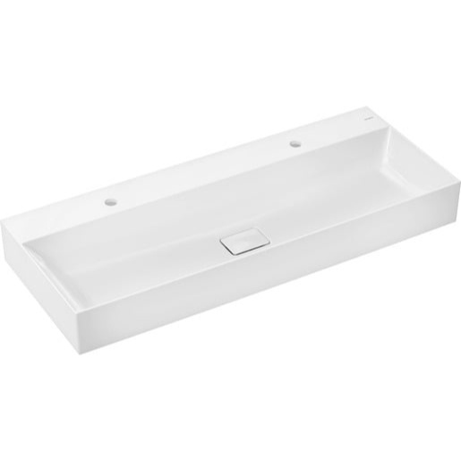 Hansgrohe Xevolos E umyvadlo 120x48 cm se dvěma otvory pro baterii 61 104 450