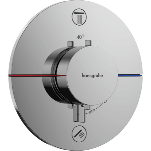 Hansgrohe ShowerSelect Comfort S sprchová a vanová baterie bez podomítkového tělesa chrom 15 556 000