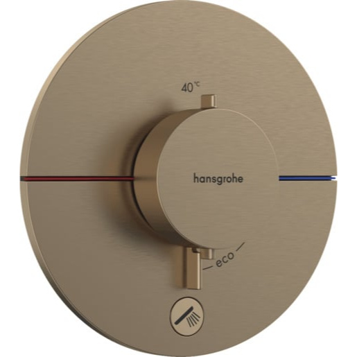 Hansgrohe ShowerSelect Comfort S sprchová baterie bez podomítkového tělesa kartáčovaný bronz 15 562 140