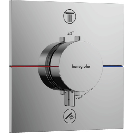 Hansgrohe ShowerSelect Comfort E sprchová a vanová baterie bez podomítkového tělesa chrom 15 578 000