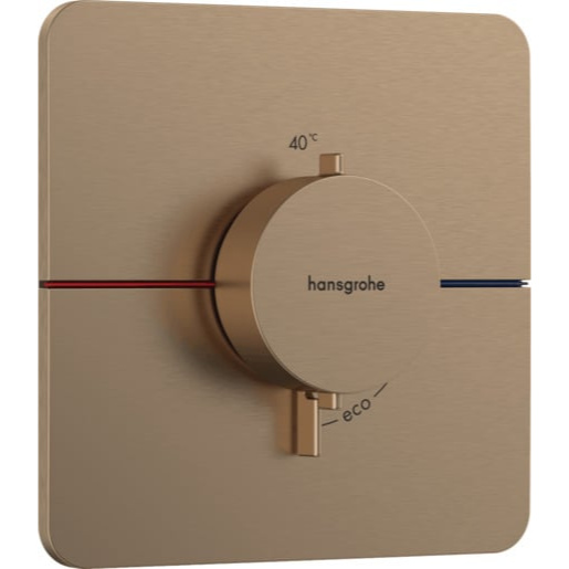 Hansgrohe ShowerSelect Comfort Q sprchová baterie bez podomítkového tělesa kartáčovaný bronz 15 588 140