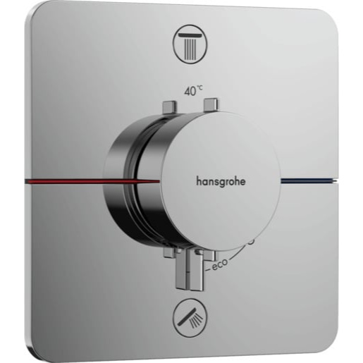 Hansgrohe ShowerSelect Comfort Q sprchová a vanová baterie bez podomítkového tělesa chrom 15 583 000