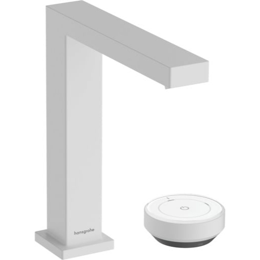 Hansgrohe Tecturis E umyvadlová baterie s výpustí matná bílá 73 053 700