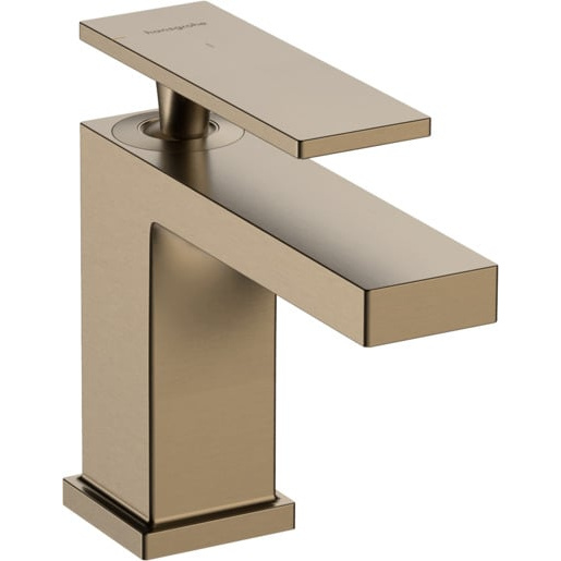Hansgrohe Tecturis E umyvadlová baterie bez výpusti kartáčovaný bronz 73 001 140