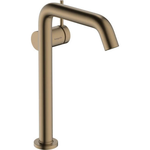 Hansgrohe Tecturis S vysoká umyvadlová baterie s clic-clacem kartáčovaný bronz 73 370 140