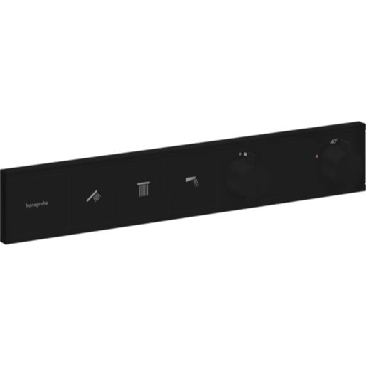 Hansgrohe RainSelect sprchová a vanová baterie bez podomítkového tělesa matná černá 15 381 670