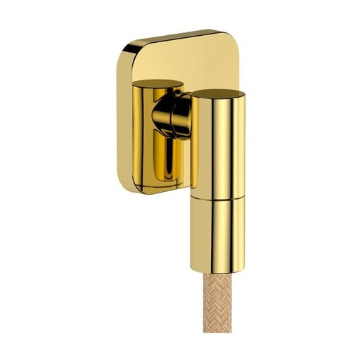 Hansgrohe FixFit Fine Q podomítkový vývod se zpětným ventilem leštěný vzhled zlata 28 884 990