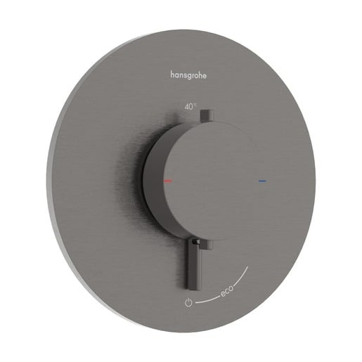 Hansgrohe Ecostat Comfort S sprchová baterie bez podomítkového tělesa kartáčovaný černý chrom 33 714 340